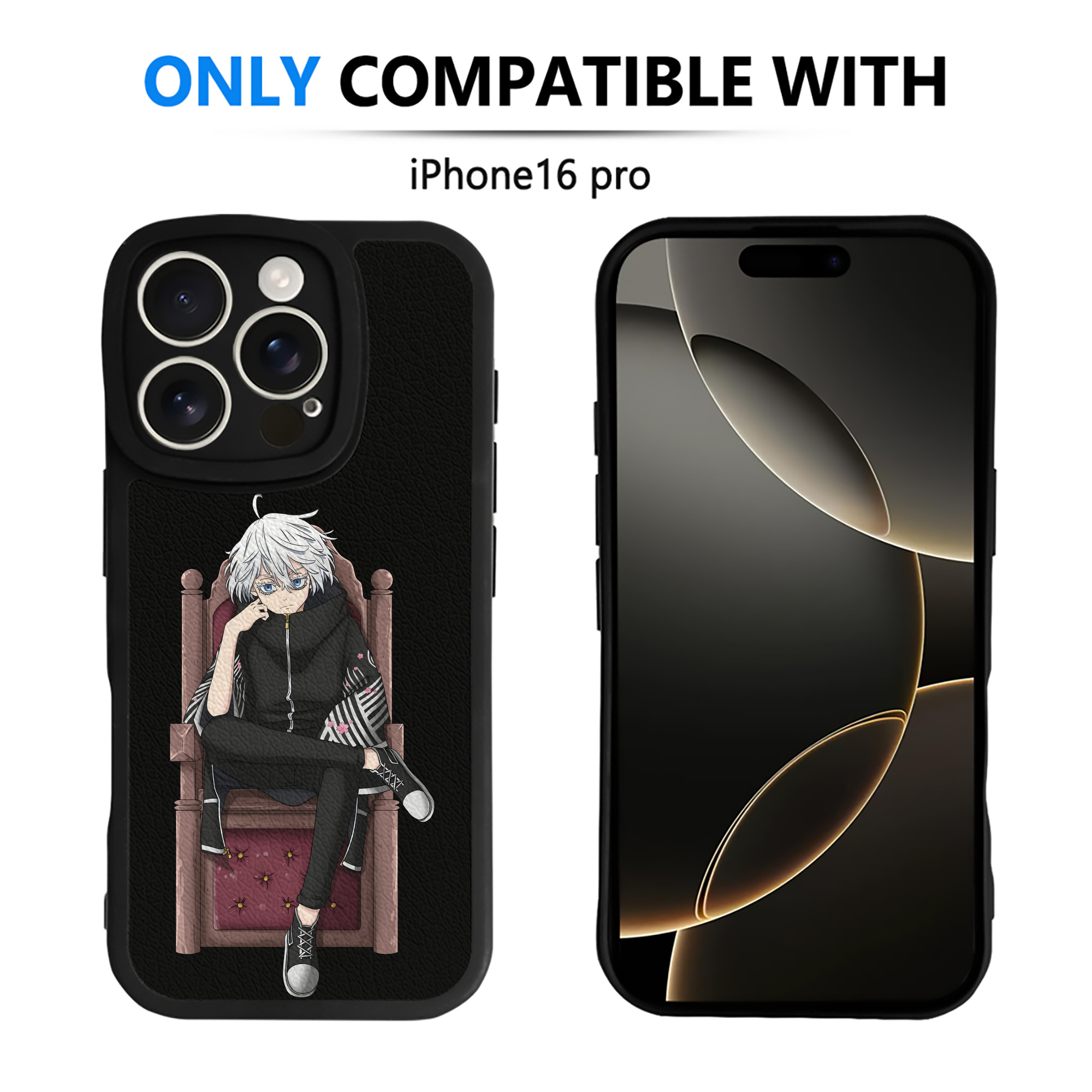 （画像用） 東京リベンジャーズ Tokyo Revengers 【iPhone 16シリーズ対応】シリコンスマホケース（レザー調） 材質：シリコン